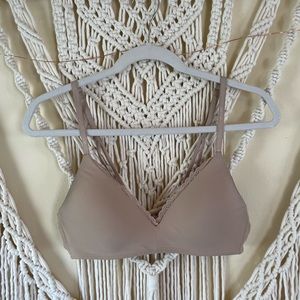 Aerie nude lightly lined bra